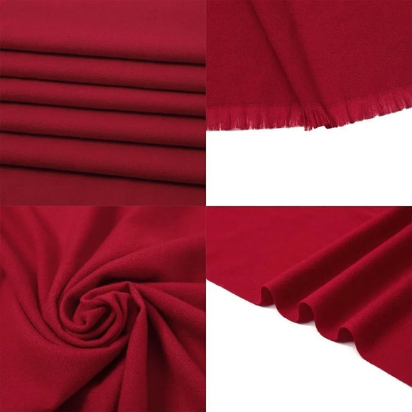 Swat Pany Scarf  For Women Winter Pashmina Shawls For Women Wedding Shawls-Red - Picture 7 of 7